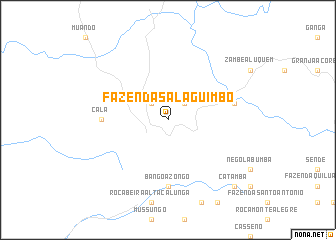 map of Fazenda Sala Guimbo