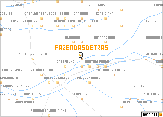 map of Fazendas de Trás