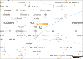 map of Fazenda