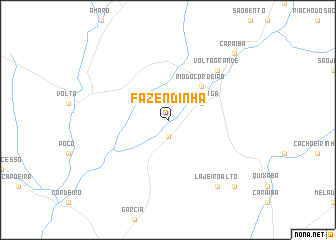 map of Fazendinha