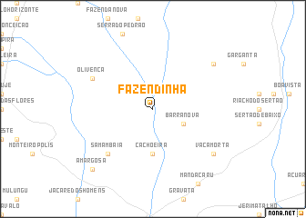map of Fazendinha
