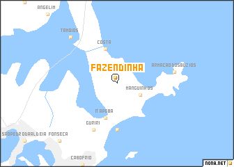 map of Fazendinha