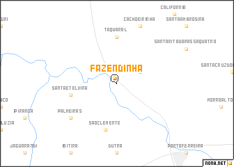 map of Fazendinha