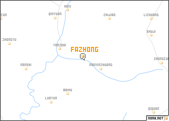 map of Fazhong