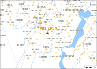 map of Fāzilpur
