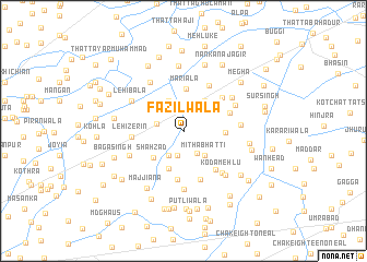 map of Fāzilwāla