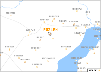 map of Faẕleh