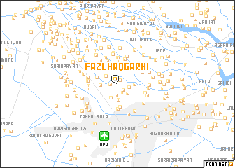 map of Fazl Haq Garhi