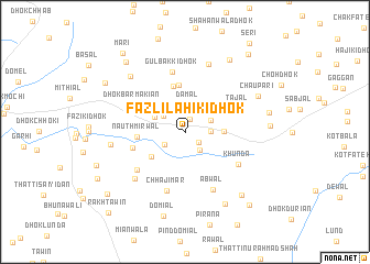 map of Fazl Ilāhi ki Dhok