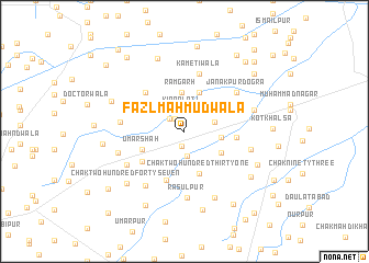 map of Fazl Mahmūdwāla