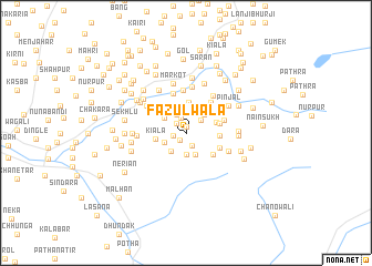 map of Fazulwāla