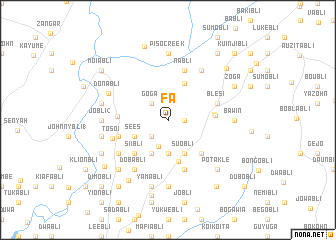 map of Fa