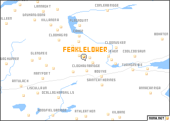 map of Feakle Lower