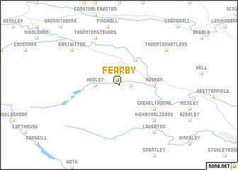 map of Fearby