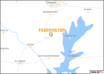map of Fearrington