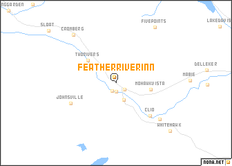 map of Feather River Inn