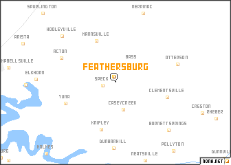 map of Feathersburg