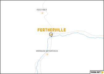 map of Featherville
