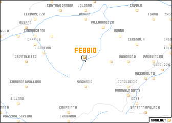 map of Febbio