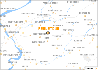 map of Febletown