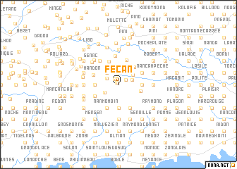 map of Fécan