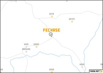 map of Fechʼasē