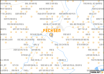 map of Fechsen