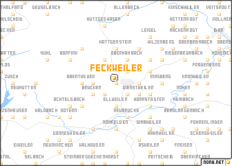 map of Feckweiler