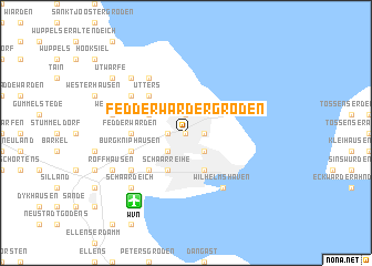 map of Fedderwardergroden