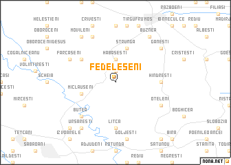 map of Fedeleşeni