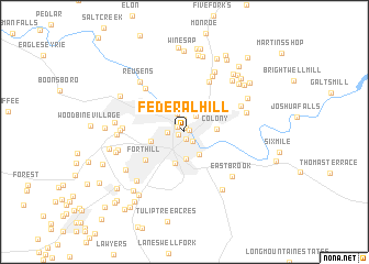 map of Federal Hill