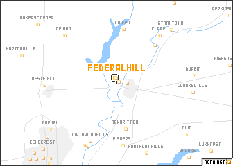 map of Federal Hill