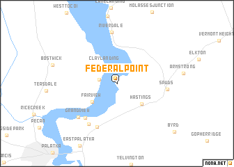 map of Federal Point