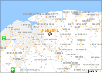 map of Federal