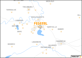 map of Federal