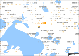 map of Federow
