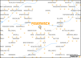 map of Federwisch