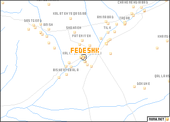 map of Fedeshk