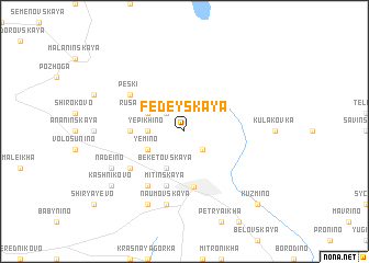 map of Fedeyskaya