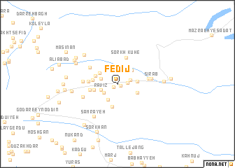 map of Fedīj