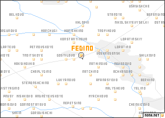 map of Fedino