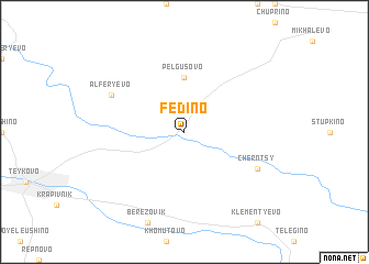 map of Fedino