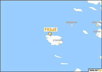 map of Fedje