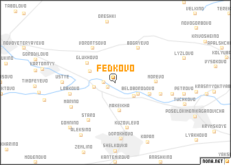 map of Fed\