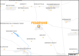 map of Fedorivka