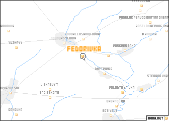 map of Fedorivka