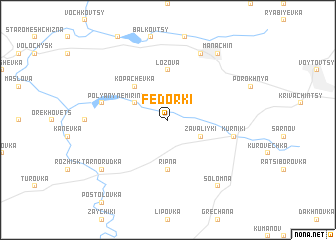 map of Fëdorki