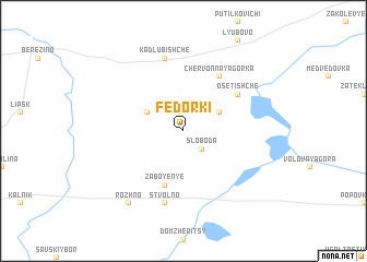 map of Fëdorki