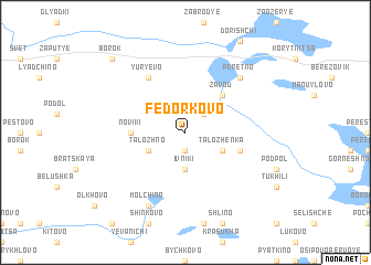 map of Fedorkovo