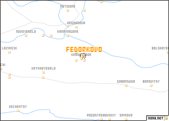 map of Fedorkovo